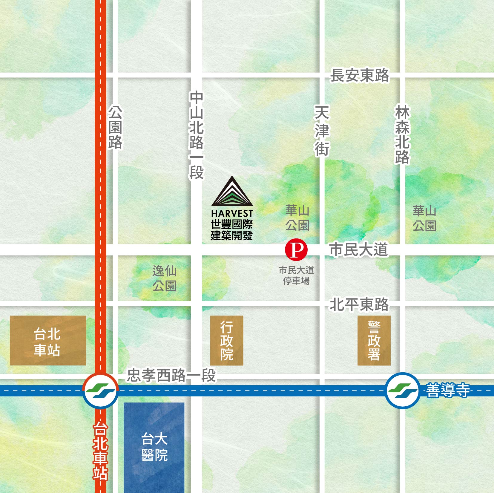 世豐國際建築開發股份有限公司-公司地圖